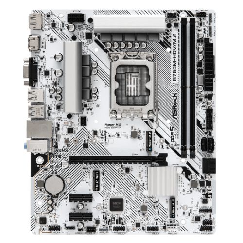 ASRock B760M-HDV/M.2 Micro ATX Motherboard LGA1700 DDR5 2.5G LAN ASRock B760M-HDV/M.2 Micro ATX Motherboard LGA1700 DDR5 2.5G LAN